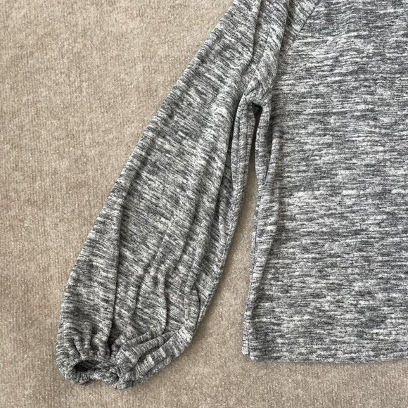 Lou & Grey Sweatshirt Womens XS Grey Terry Pullover Comfort Lounge Sweater - Picture 3 of 8